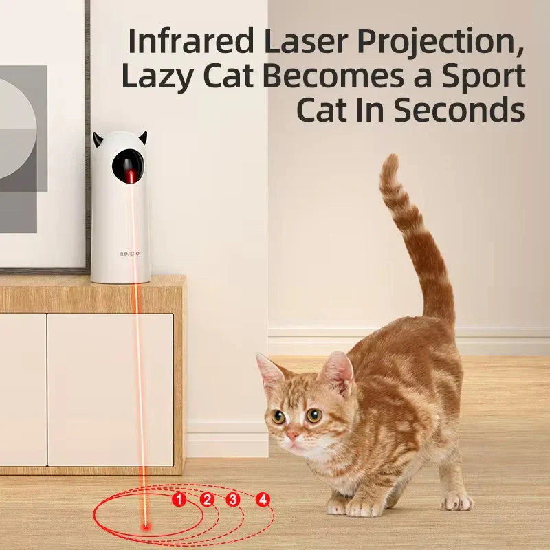Automatisk laserlegetøj til kat