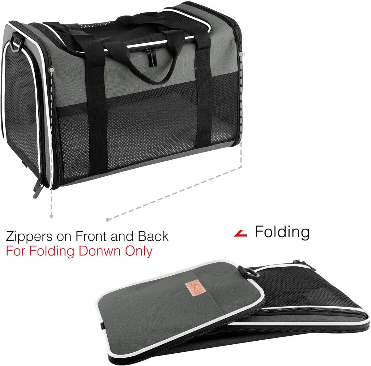 Foldable Soft-Sided Pet Carrier