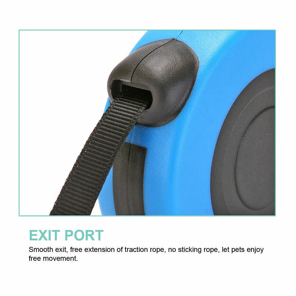 Retractable Dog Leash with Brake and Lock