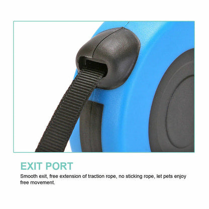 Retractable Dog Leash with Brake and Lock