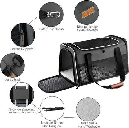 Foldable Soft-Sided Pet Carrier
